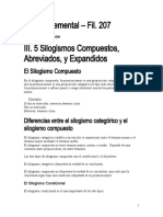 III. 5. Silogismos Compuestos, Abreviados, y Expandidos.  La Materia de la Argumentación..docx