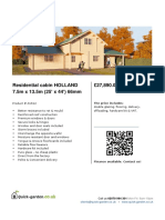 Residential Cabin HOLLAND 7.5m X 13.5m 25 X 44 66mm PDF