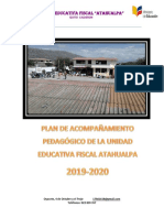 PLAN DE ACOMPAÑAMIENTO PEDAGOGICO 2019-2020 terminado