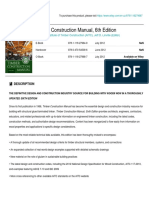 Timber Construction Manual, 6th Edition: American Institute of Timber Construction (AITC), Jeff D. Linville (Editor)