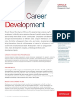 Oracle HCM Career Development Ds