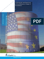 Comparison EU & A Standards pre design of an oil tank foundation