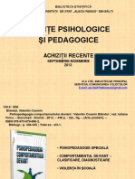 Stiinte Psihologice, Pedagogice PDF