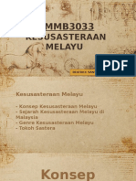 Kesusasteraan Melayu (M1)