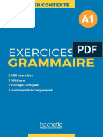 En Contexte - Exercices de Grammaire A1