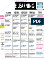 weekly plan for week of 4