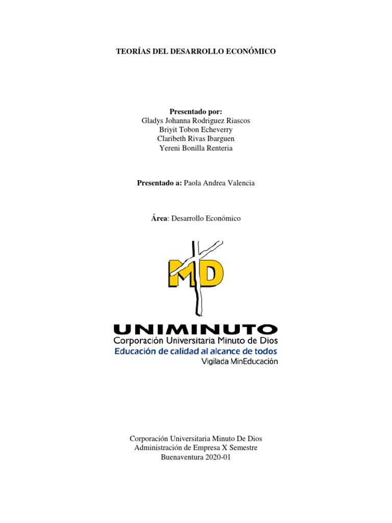 Teorías del Desarrollo Económico | PDF | Teoría de la modernización ...