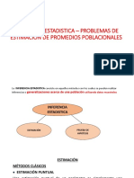 TEMA 1 TEORIA Estimacion - Promedios Poblacionales