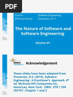 The Nature of Software and Software Engineering