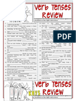 b1 Verb Tenses Review 12 Grammar Drills Tests - 94314