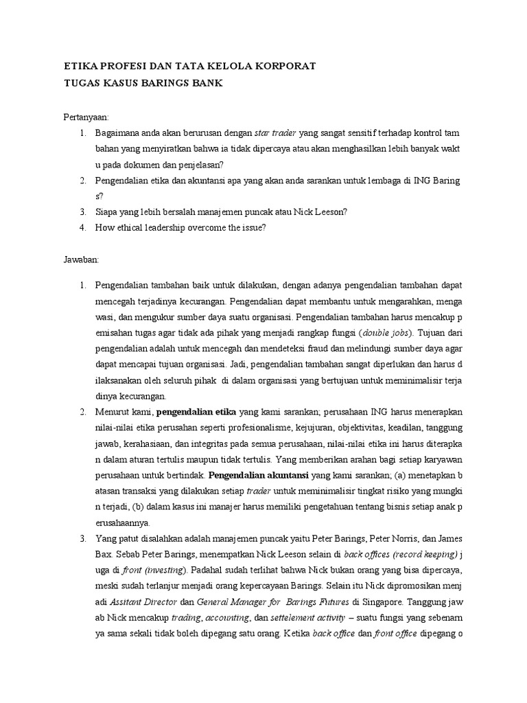 Kasus Barings Bank Fix PDF