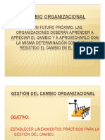 Proceso de Cambio Organizacional PDF