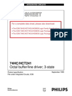 Integrated Circuits Data Sheet: Octal Buffer/Line Driver