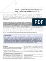 Individual Differences in Cognitive Control Circuit Anatomy Link Sensation Seeking, Impulsivity, and Substance Use