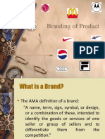 Branding of Product