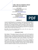 Smart Park: Truck Parking Field Operation Test Results: Alan - Chachich@dot - Gov