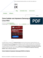 Como Instalar Una Impresora Samsung en Ubuntu y Linux Mint - Como Instalar Linux