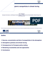 The Role of Atmospheric Nano Particles In Climate Forcing