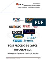G01. Post Proceso de Datos Topograficos