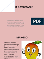Fruit & Vegetable
