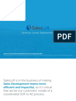 Salesloft Sales and Sales Development Service Level Agreement 2016