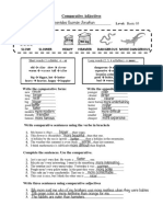 Comparatives Worksheet PDF