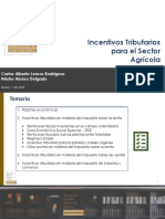 Presentacion Incentivos Tributarios para el sector Agricola - Marzo 11 de 2020