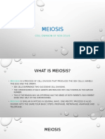 Meiosis: Cell Division of Sex Cells