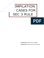 Compilation of Cases For Sec 3 Rule 131 (A-KK) : Submitted By: Michaela de Guzman Submitted To: Judge Grace Victoria-Ruiz