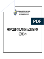 Proposed Isolation Facility For COVID-19: Republic of The Philippines