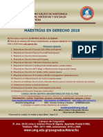 Maestrías UMG Derecho 2018