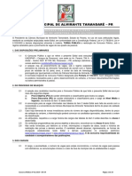 Câmara Municipal de Almirante Tamandaré - PR: Concurso Público N.º 01/2020 Edital de Abertura N.º 01.01/2020