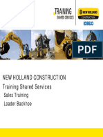 New Holland Construction Training Shared Services: Sales Training Loader Backhoe