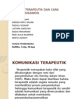 Komunikasi Terapeutik Dan Cara Mengaplikasikannya