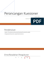 Perancangan Kuesioner PDF