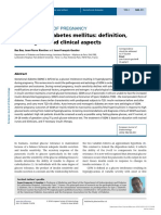 Gestational Diabetes Mellitus: Definition, Aetiological and Clinical Aspects