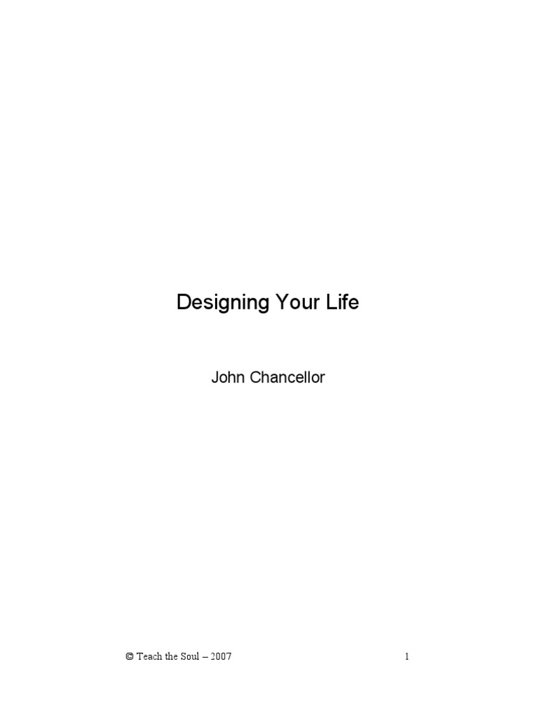 Designing Your Life | PDF | Anger | Mindset