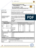 Base Tuttopann "F" 100: Code 02113 Name Type of Product