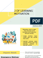 PPT learning motivation