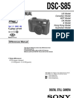 Service Manual: DSC-S85