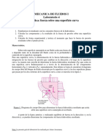 Lab. 4 (Hidroestática, Fuerza Sobre Superficies Curvas) PDF