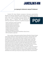 Sejarah Kedatangan Jepang Ke Indonesia Sampai Proklamasi Kemerdekaan