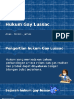 Penjelasan Hukum Gay Lussac (Hukum Perbandingan Volume