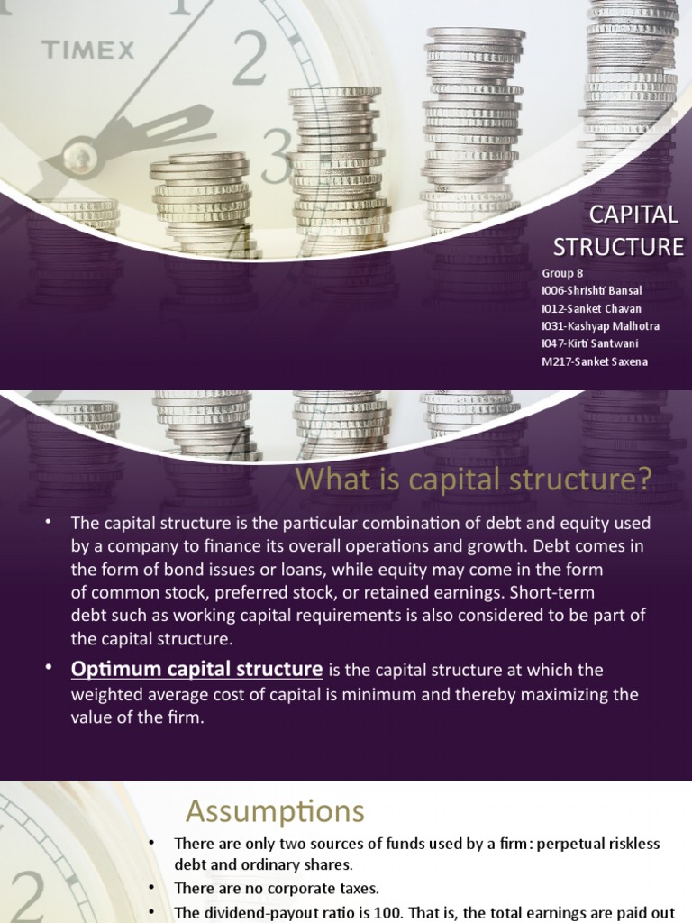Capital Structure Theories Explained | PDF | Capital Structure ...