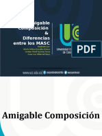 Amigable Composicion & Diferencias MASC