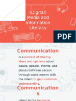(Digital) Media and Information Literacy