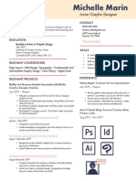 Michelle Marin Designed Resume PDF