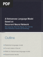 A Vietnamese Language Model Based On Recurrent Neural Network