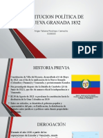 Constitucion Política de La Nueva Granada 1832 Angie