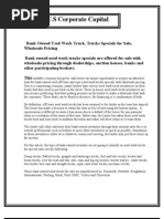 Download Bank Owned Used Work Truck Trucks Specials for Sale Wholesale Pricing   by rama6666 SN45618085 doc pdf